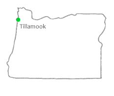 Map showing location of Blue Mountain chapter